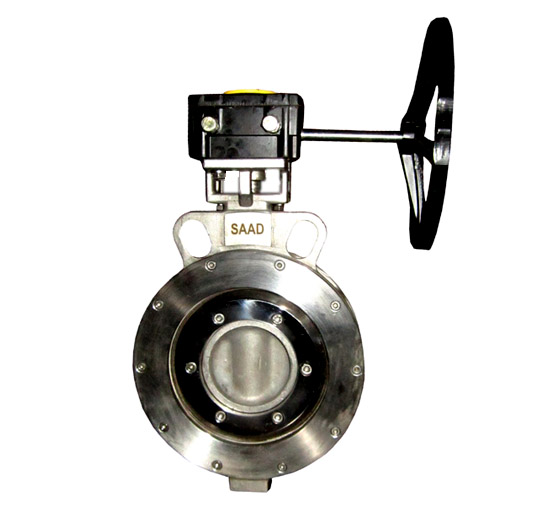 Triple Offset Disc Butterfly Valve Wafer Type